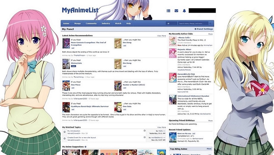 Moderne MyAnimeList