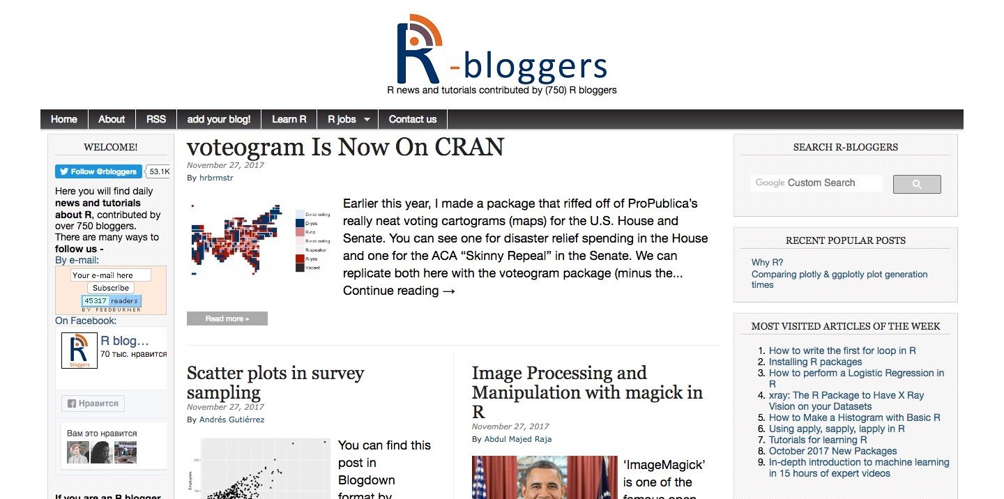 New Convenient r-bloggers.com