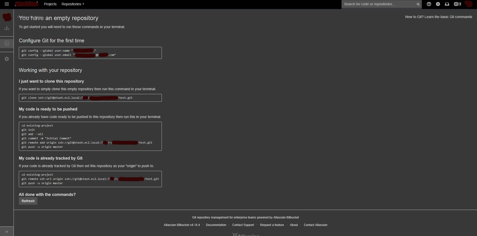 Bitbucket server / Stash Dark theme (Improved)