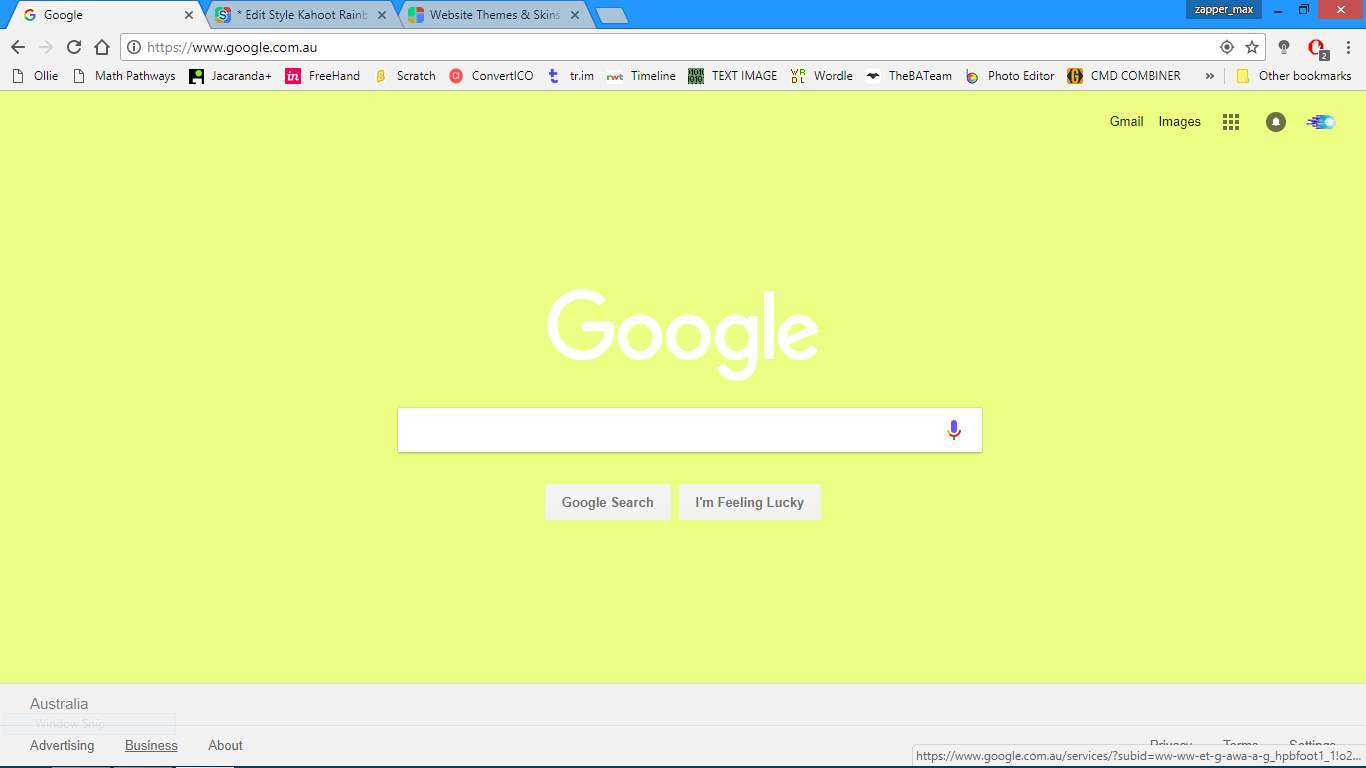 Kahoot Rainbow Background for Google - 1.2