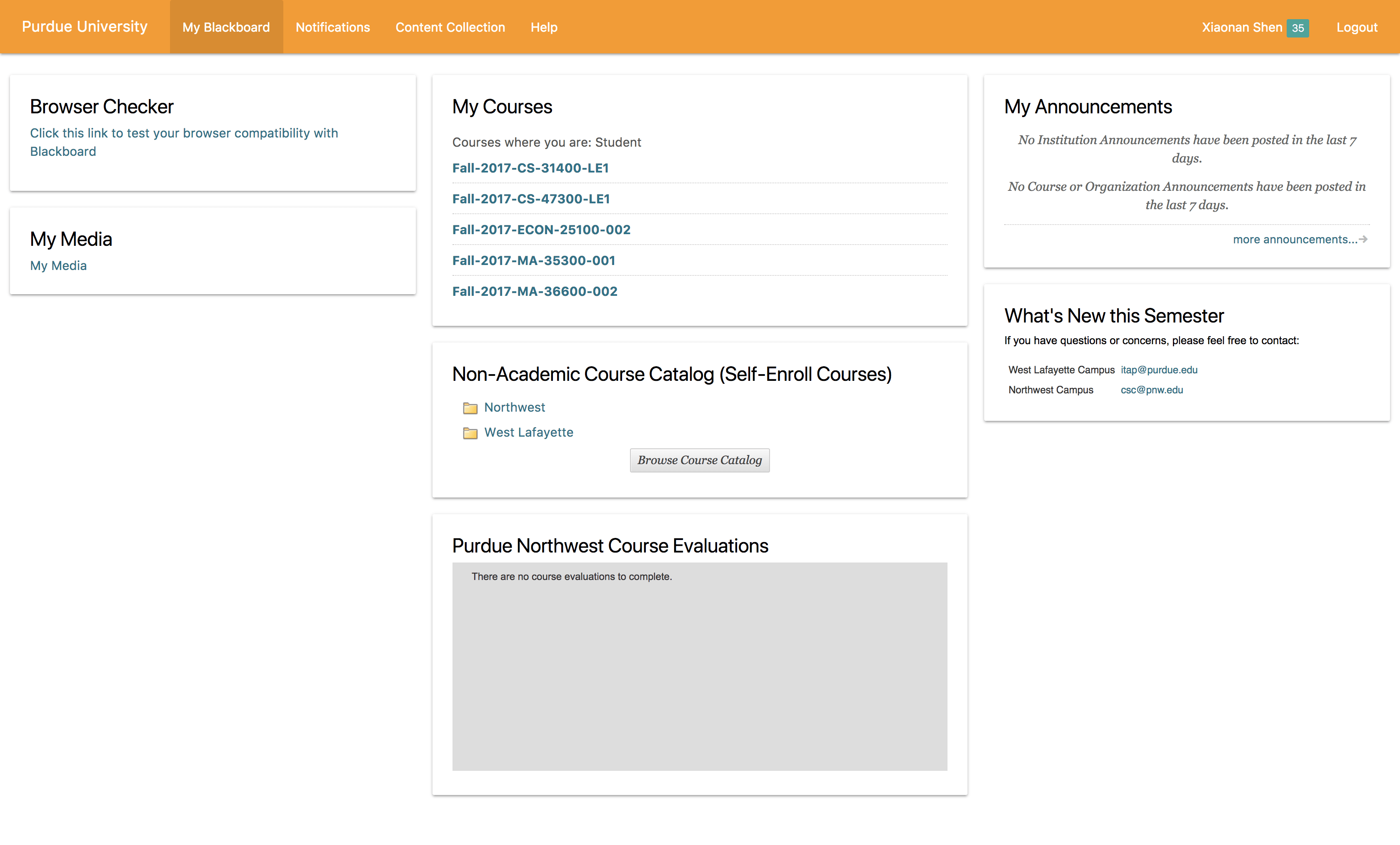Blackboard Learn Material