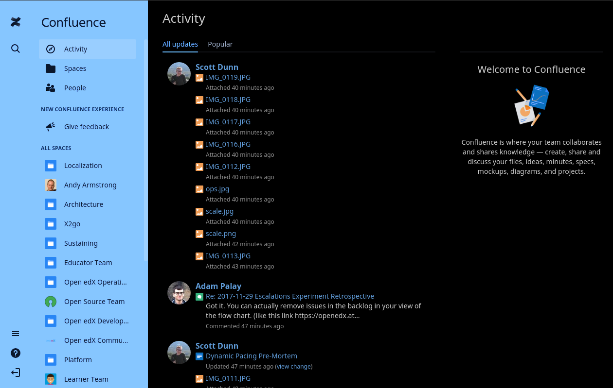 Confluence Cloud Dark