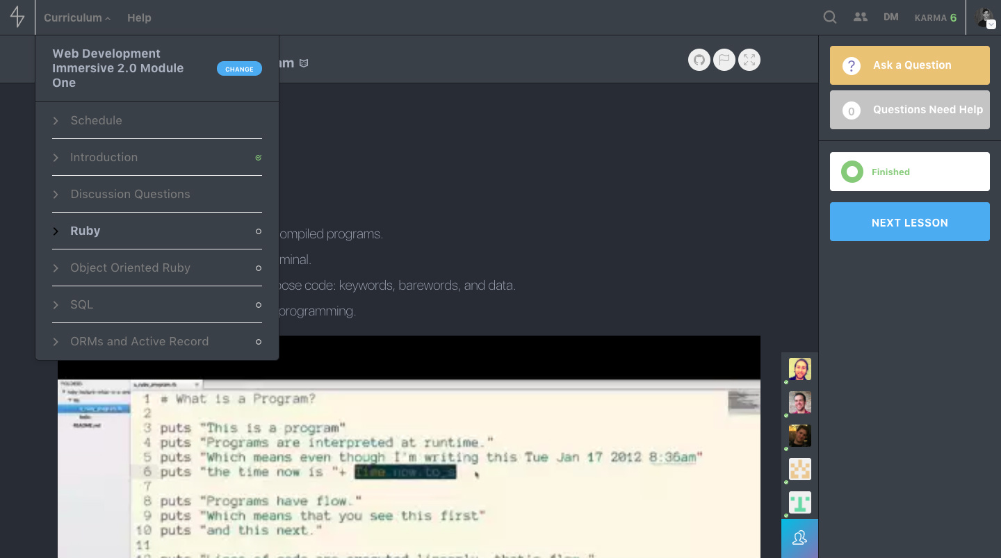 Learn.co One Dark