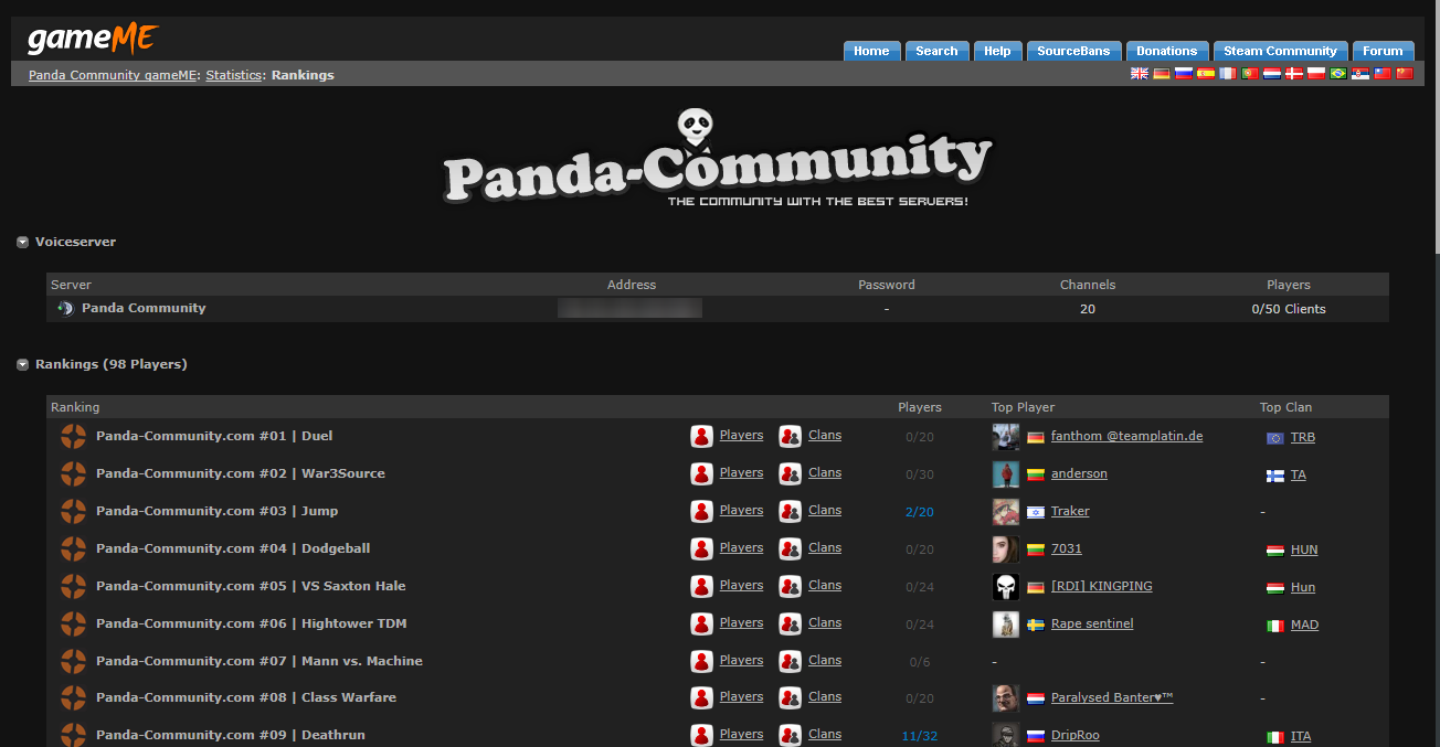 Panda-community.com gameME - Material Dark Theme