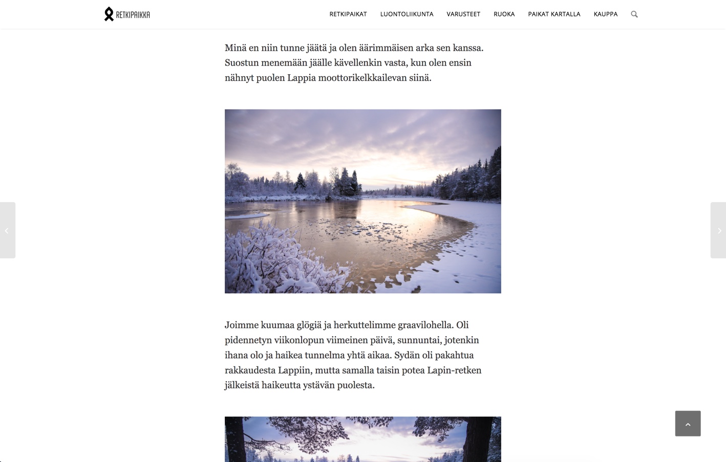 Retkipaikka luettavammaksi