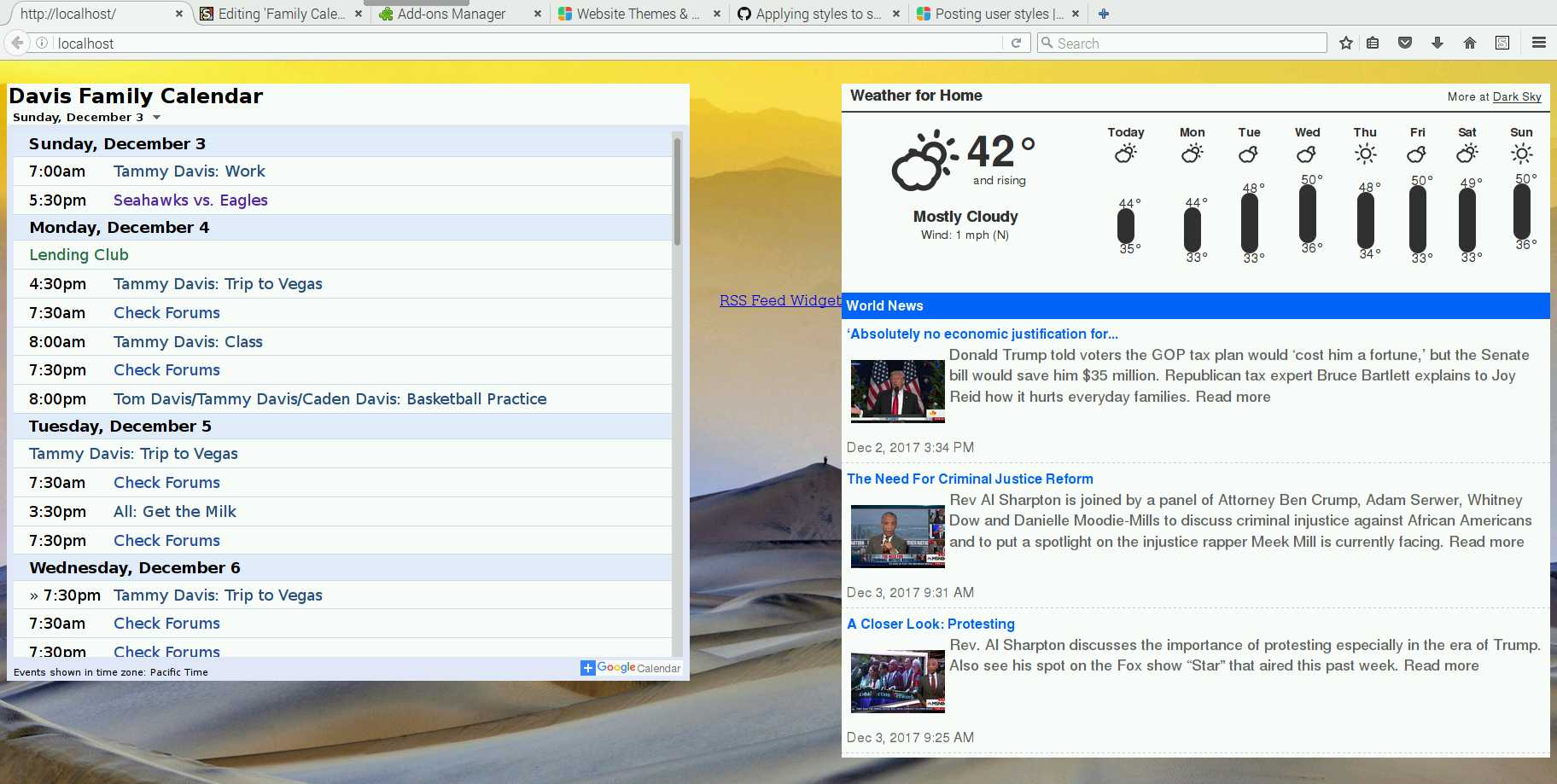 Family Dashboard