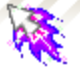 FLAMING ARROW GLITTER PURPLE (cursor)