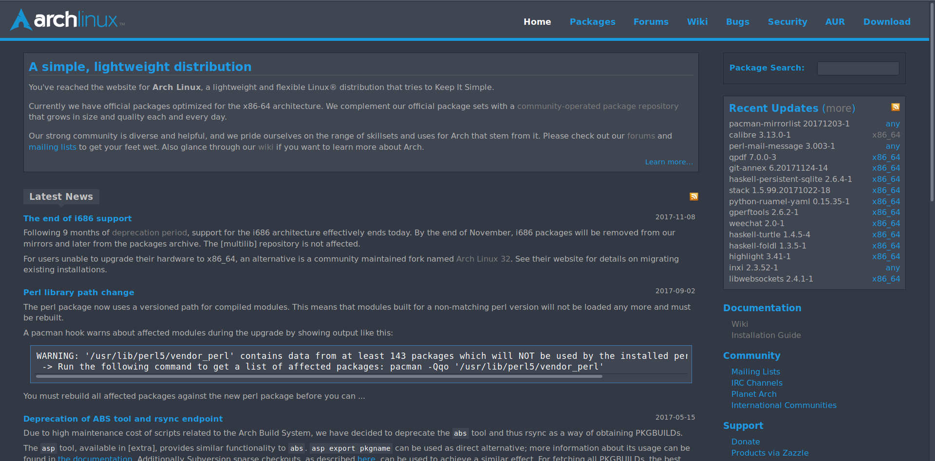 Arch Linux Ozric