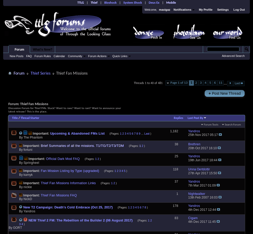 TTLG Forums Dark Theme