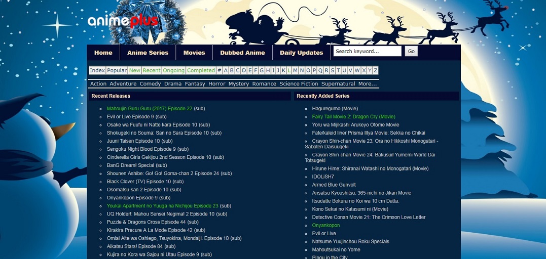 Animeplus (Christmas) ❄️ 2017 ☃️