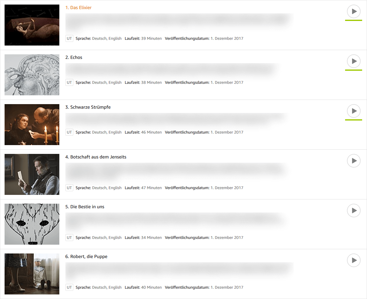 Amazon Video: Blur Synopses