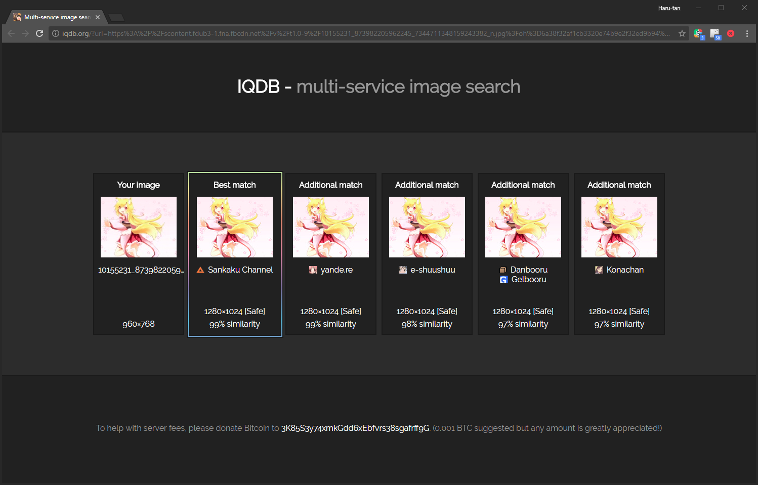 Night for IQDB (Image Search Options)