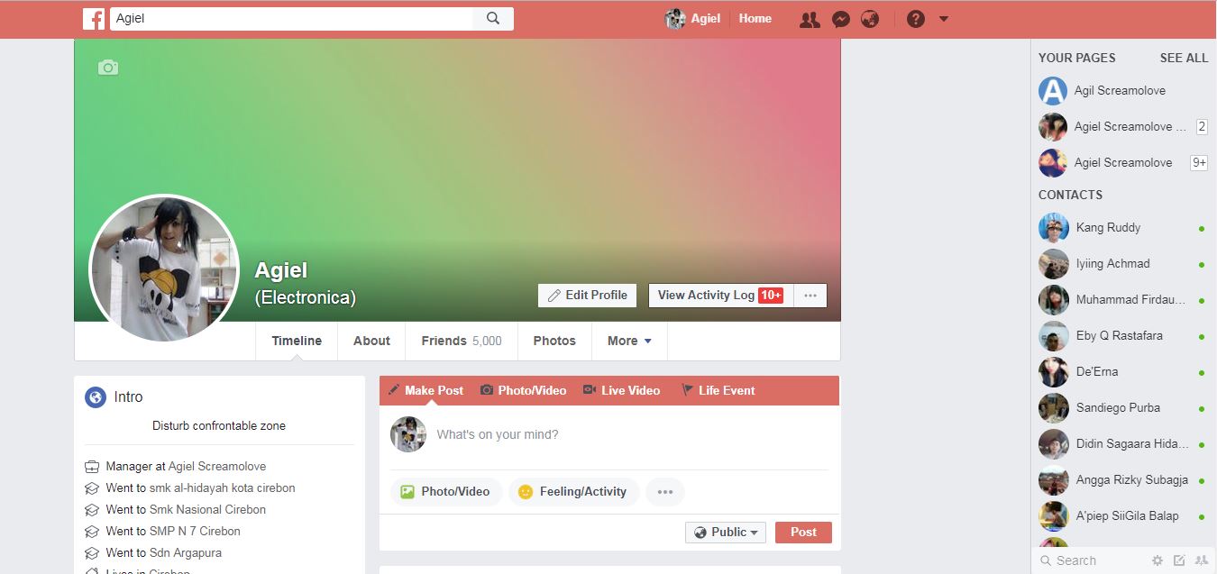 Flat Facebook