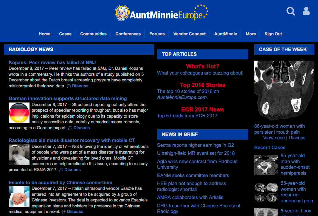 Dark AuntMinnieEurope