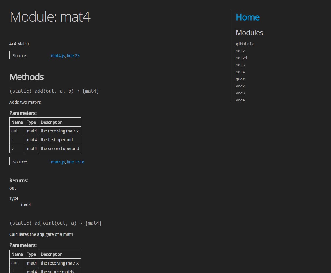 glmatrix.net - Dark