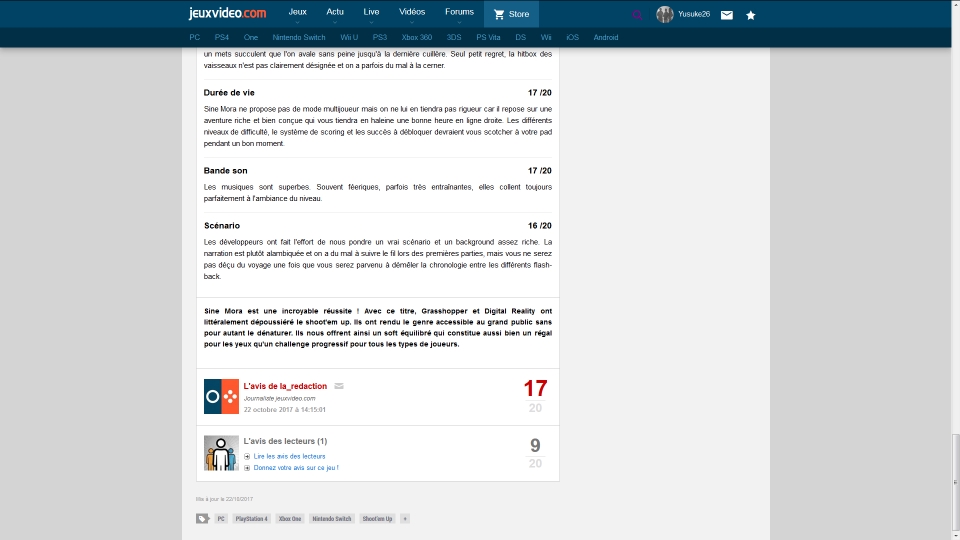 Jeuxvideo.com (JVC) - Pied de page