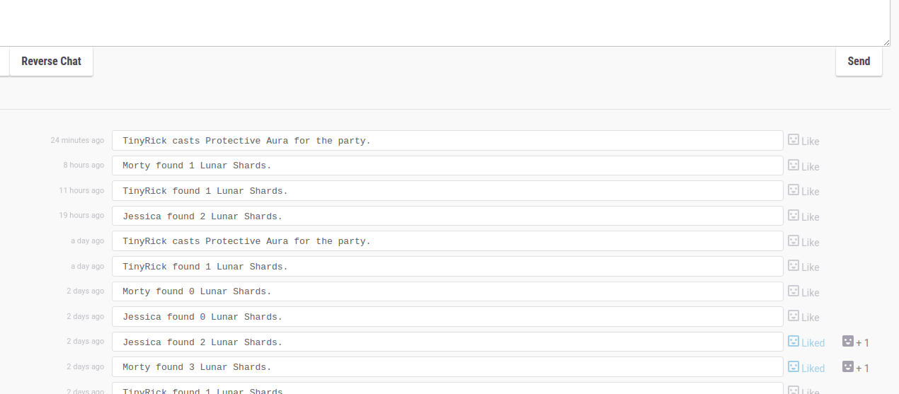 Habitica: Party messages