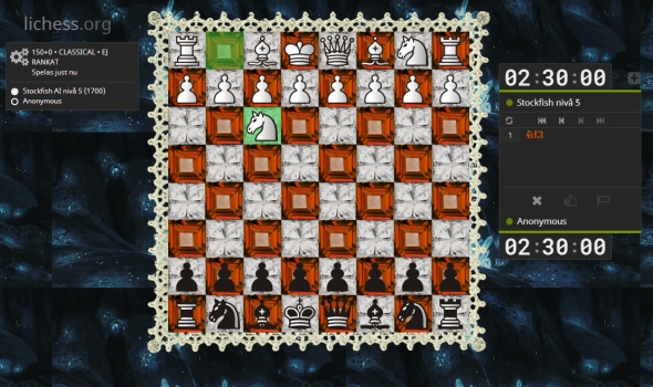 Crystal chessboard