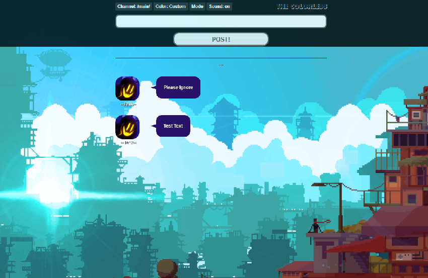 TheColorless Chat: Stacked Houses Theme