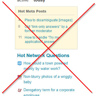 Undistractify Stackexchange and all network sites
