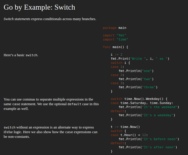 Go by Example (Golang)
