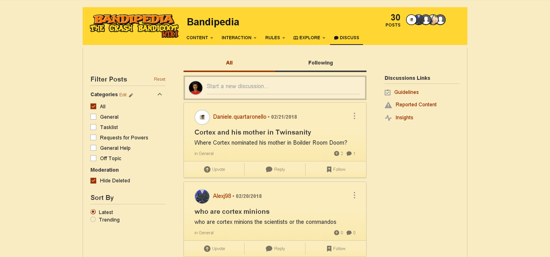 Crash Bandicoot Wiki Discussions CSS