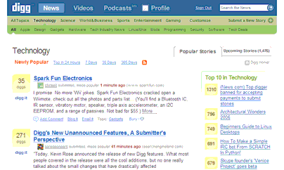Digg v4 - a bit more fluid