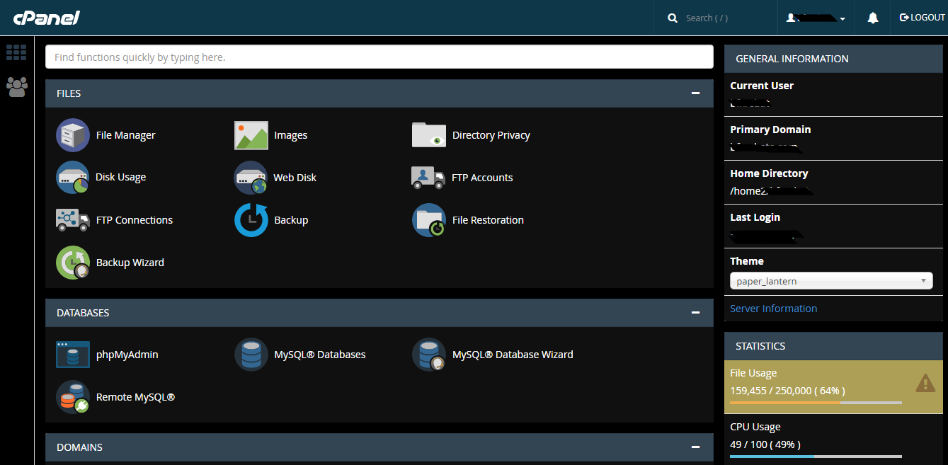 cPanel