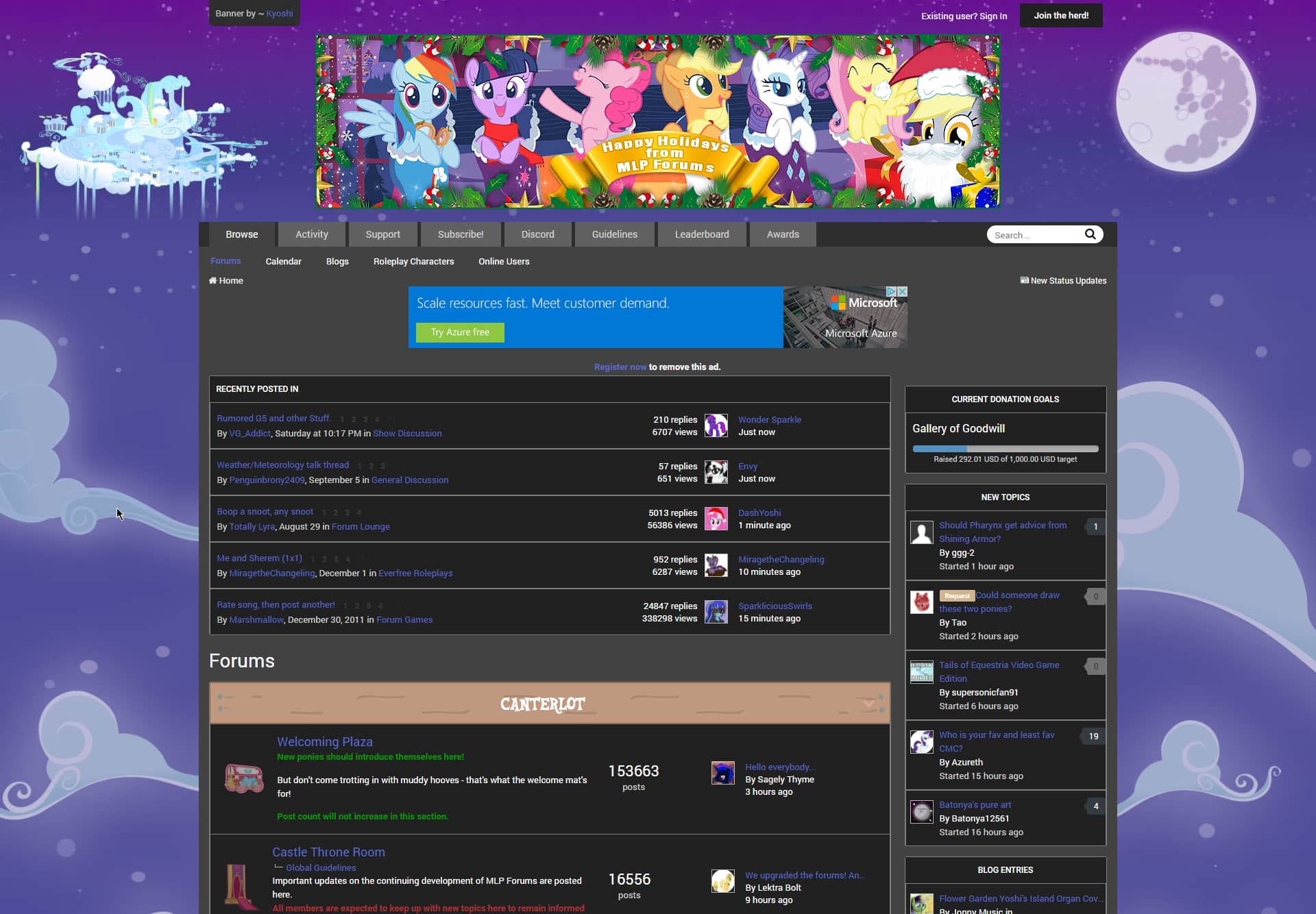 MLPForums Dark theme
