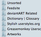 Fx3 - Bookmarks Sidebar Paleblue Lengthwise Folder
