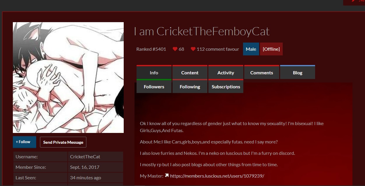 Dark Red Luscious theme (beta)