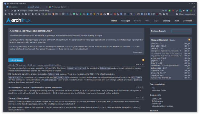 ArchLinux Dark Slate