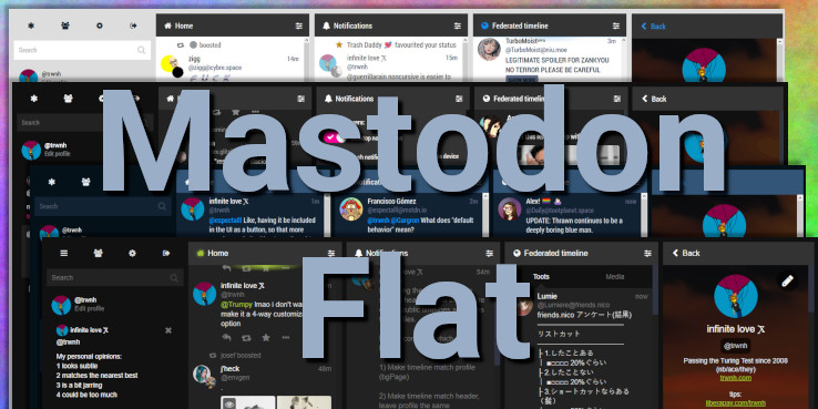 MFC - Mastodon Flat CSS