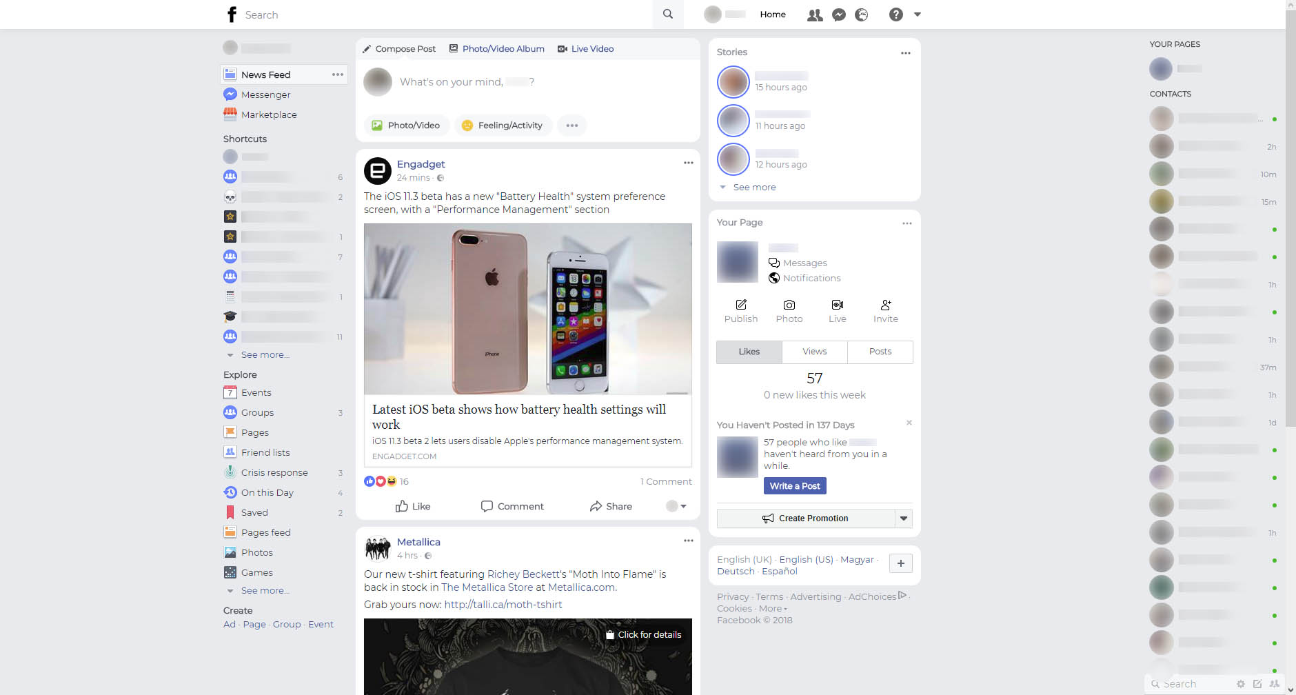 Cleaner Facebook with Montserrat
