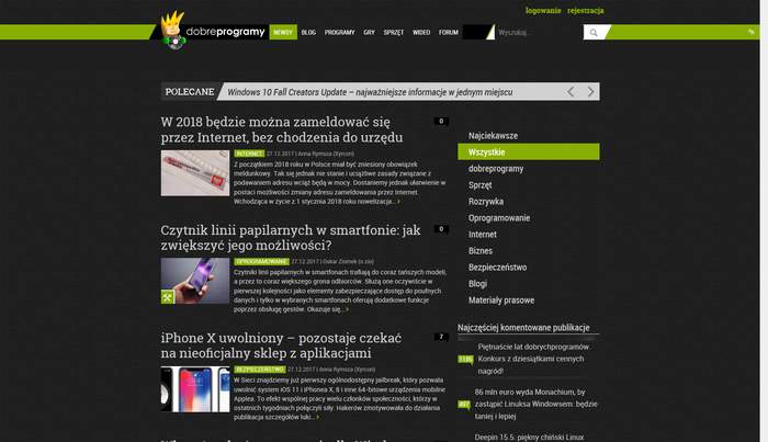 dobreprogramy.pl Dark