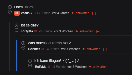 Episch Blaue Kommentarlinien für das pr0gramm