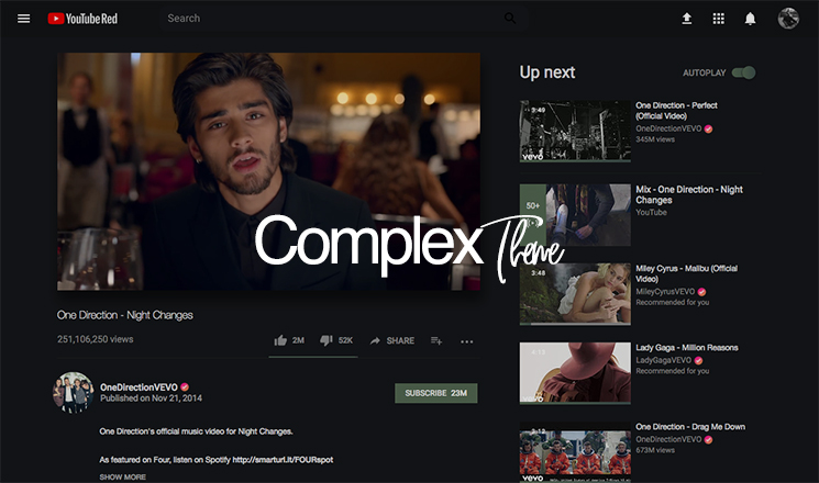 Complex Youtube Theme