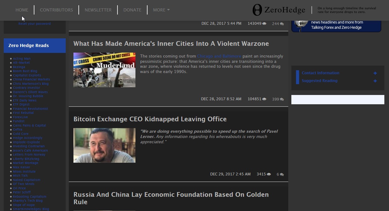Zerohedge Dark Alt