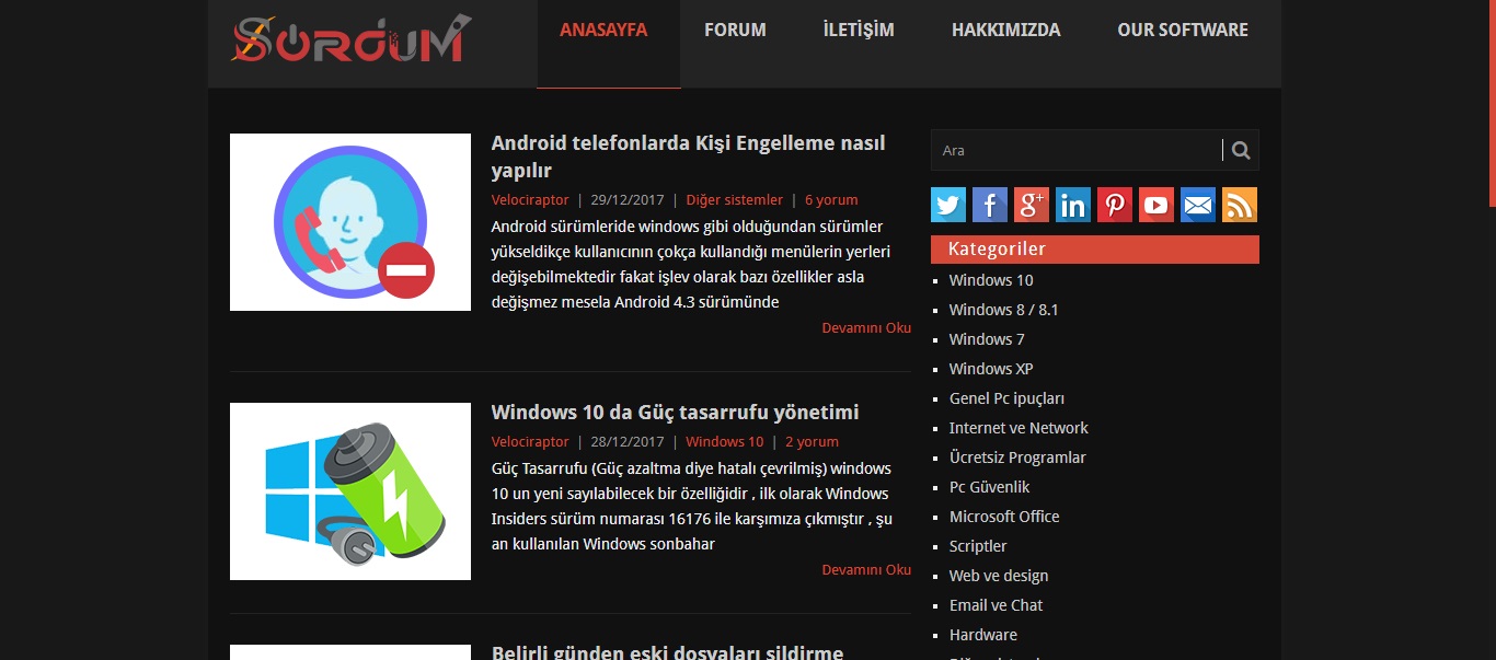 Sordum.org - Koyu Tema