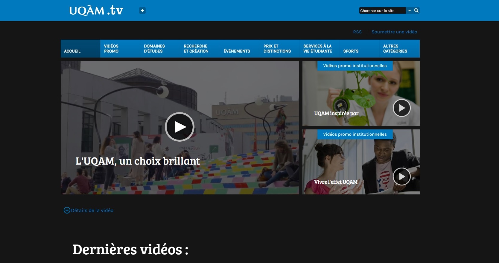 Uqam.tv Mode Sombre [BETA]