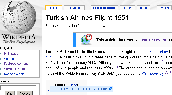Wikipedia floating references/footnotes