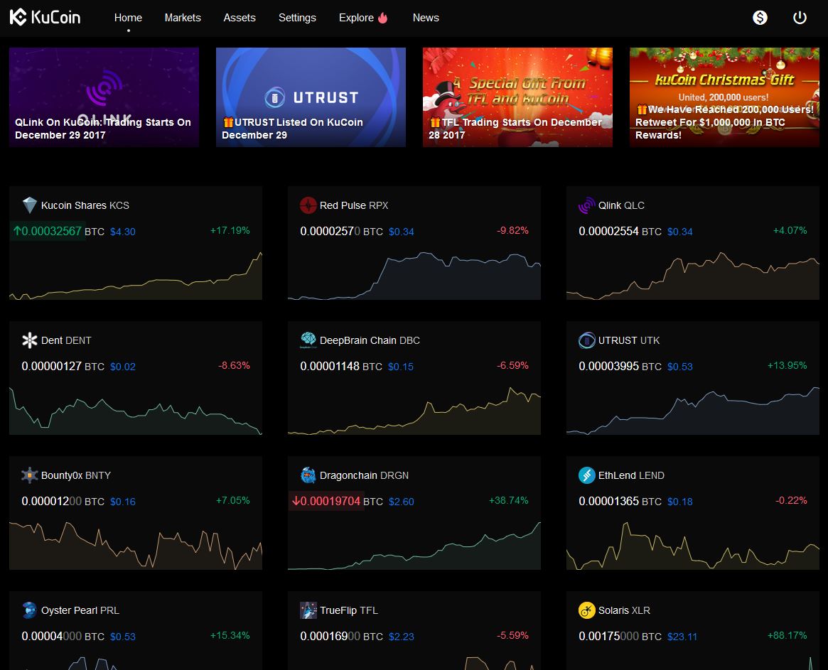 Kucoin.com Paint It Dark