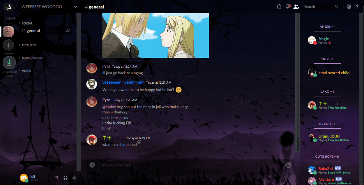 Loli's theme for discord