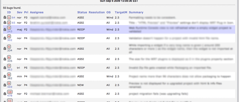 Bugzilla - count my bugs