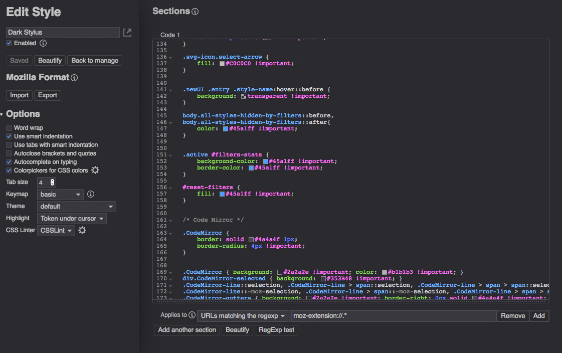 Stylus Dark - ShadowFox