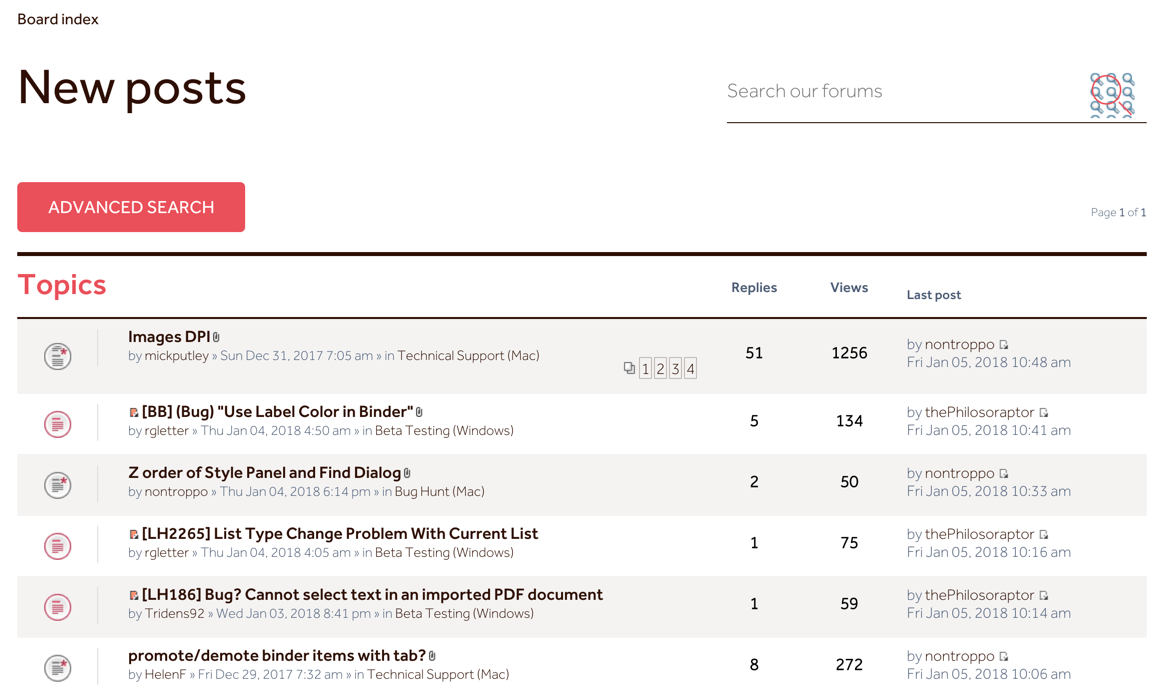 L&L Forums—Effraize!