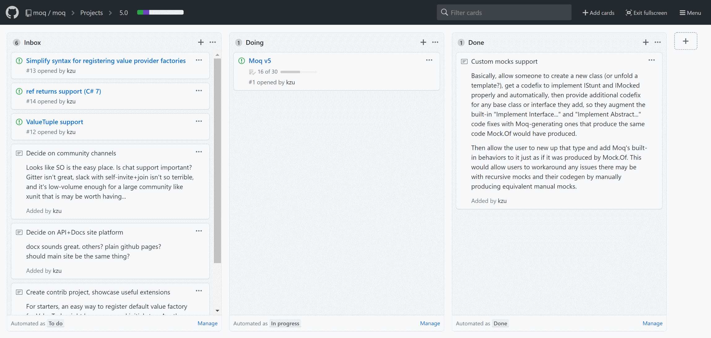 GitHub Project Full Screen