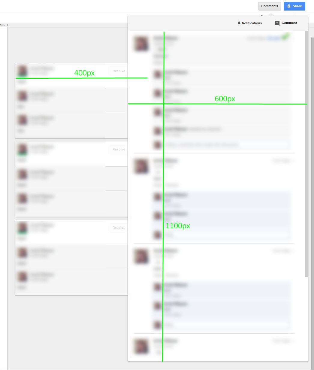 Google Docs Comments Enhancement