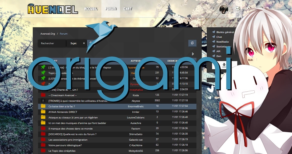 Dark Origami