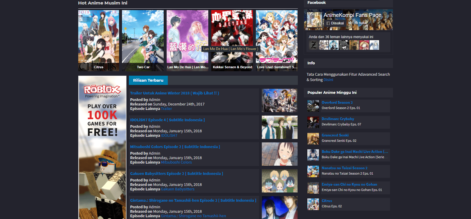 Dark Theme AnimeKompi